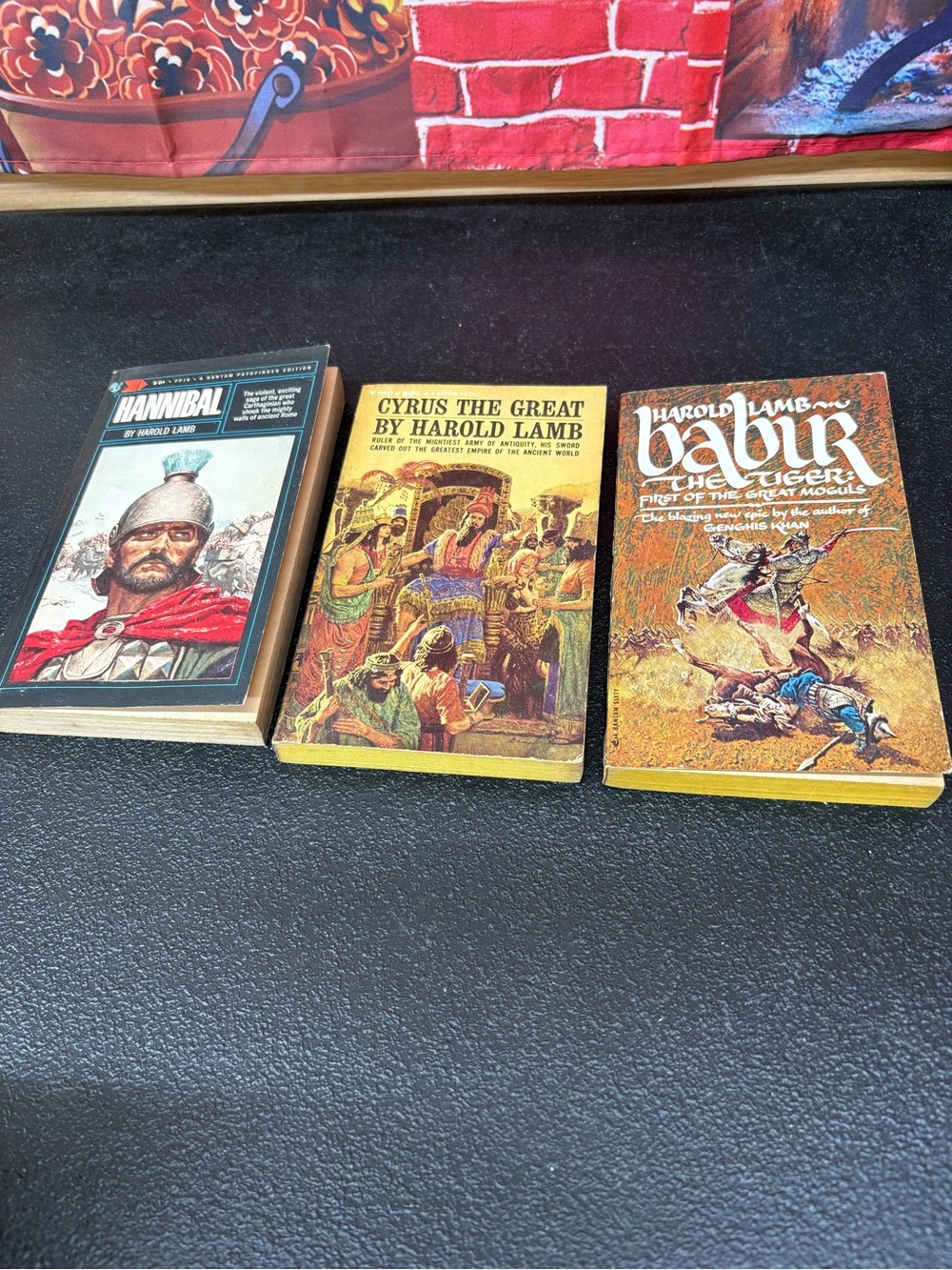 Set of 3 Vintage Historical Paperbacks - Hannibal, Cyrus the Great, Babur